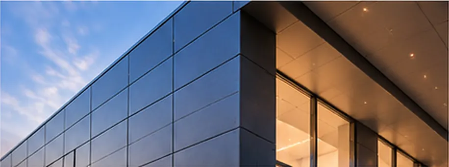 Illustration of an ACP-clad building exterior